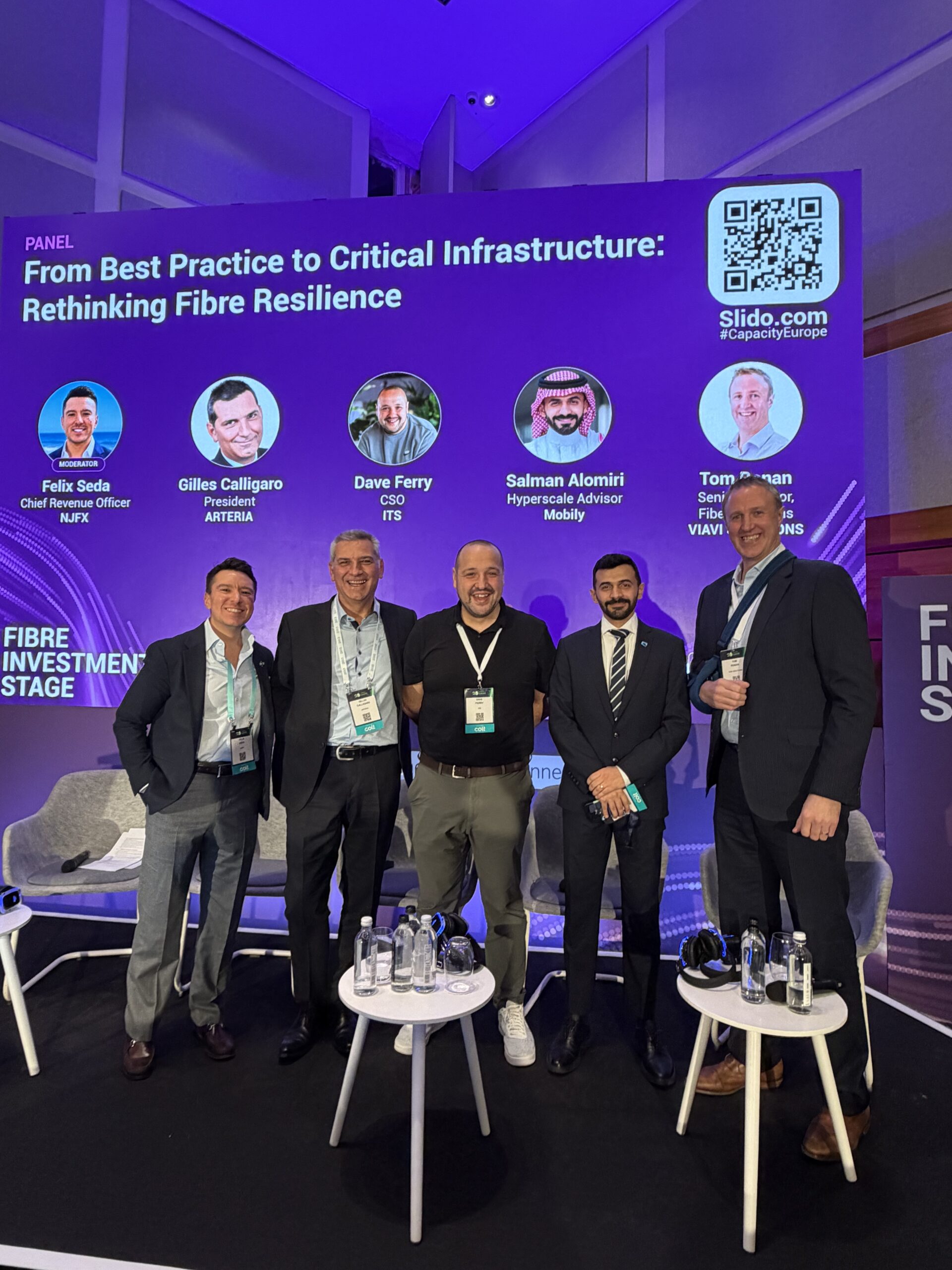 The Rethinking Fibre Resilience panel at Capacity Europe 2026